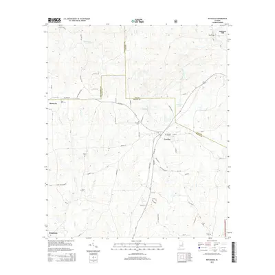 2014 Map of Notasulga, 2014 Print