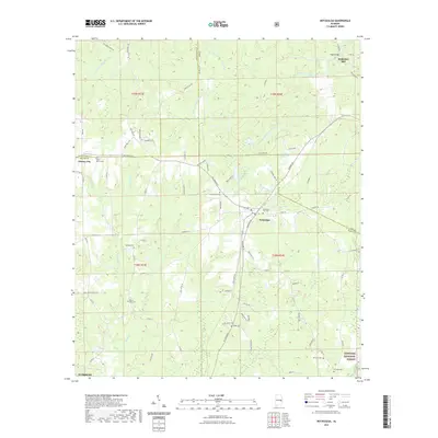 2021 Map of Notasulga, 2021 Print