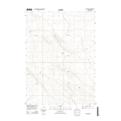 2013 Map of Notch Butte, 2013 Print