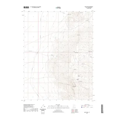 2020 Map of Notch Peak, 2020 Print