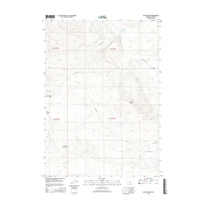 2015 Map of Notches Dome, 2015 Print