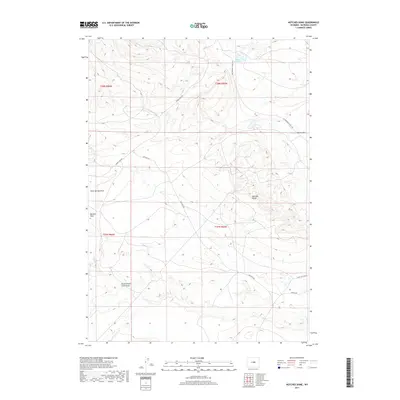 2017 Map of Notches Dome, 2017 Print