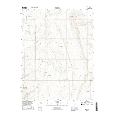 2017 Map of Notom, 2017 Print
