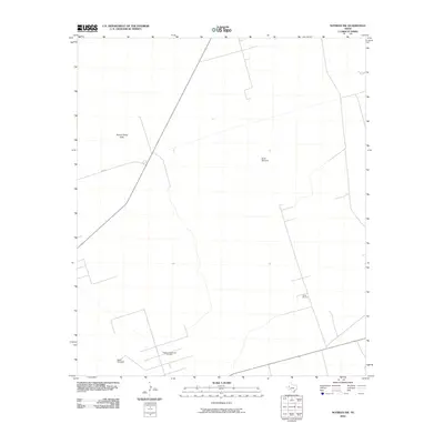 2010 Map of Notrees NW, 2010 Print