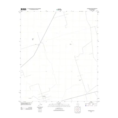 2012 Map of Notrees NW, 2012 Print