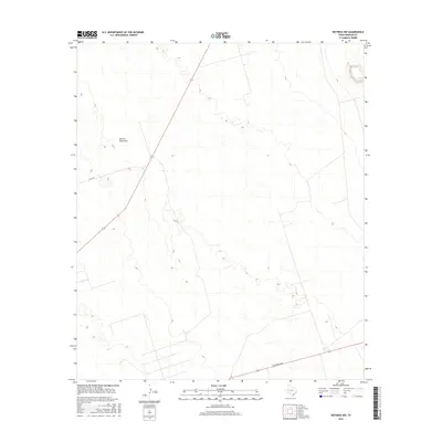 2016 Map of Notrees NW, 2016 Print