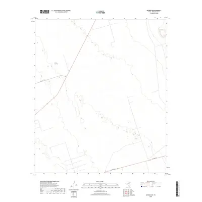 2019 Map of Notrees NW, 2019 Print
