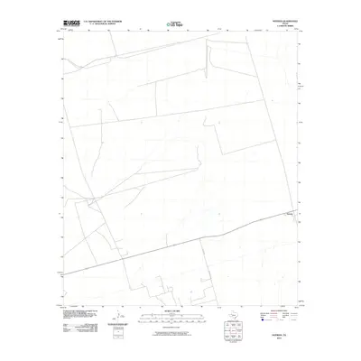 2010 Map of Notrees, 2010 Print
