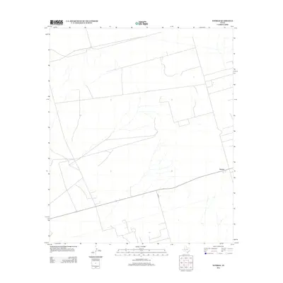 2012 Map of Notrees, 2012 Print