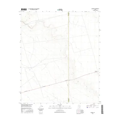 2016 Map of Notrees, 2016 Print