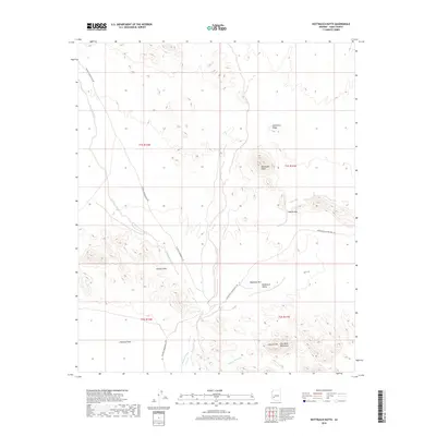2018 Map of Nottbusch Butte, 2018 Print