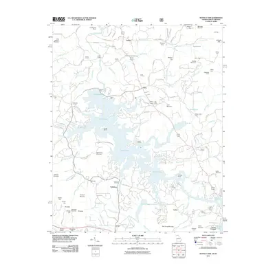 2011 Map of Nottely Dam, 2011 Print
