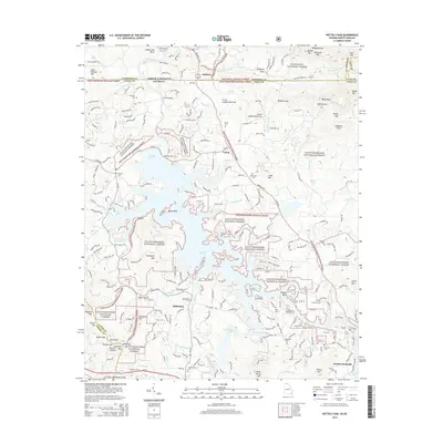 2014 Map of Nottely Dam, 2014 Print
