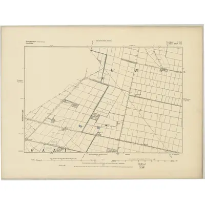 1885 Map of Nottinghamshire I.SE