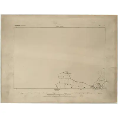 1885 Map of Nottinghamshire I.SW