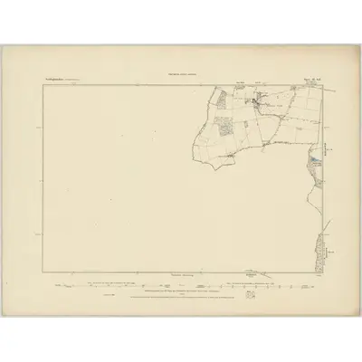1885 Map of Nottinghamshire II.SE