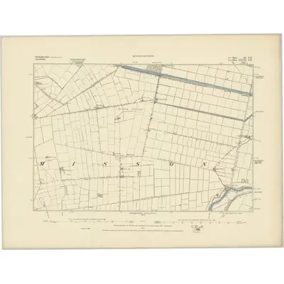 1885 Map of Nottinghamshire III.NE