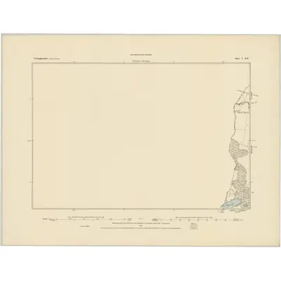 1885 Map of Nottinghamshire V.SW