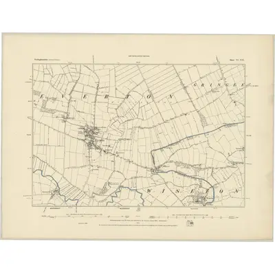 1885 Map of Nottinghamshire VI.NE