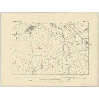1885 Map of Nottinghamshire VI.SE
