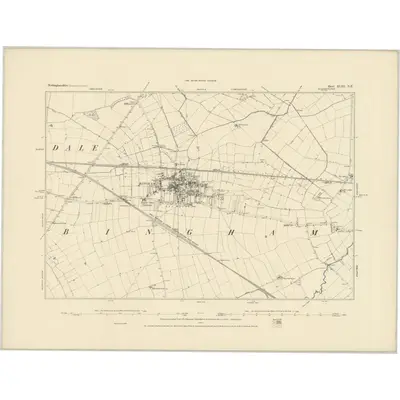 1883 Map of Nottinghamshire XLIII.NE