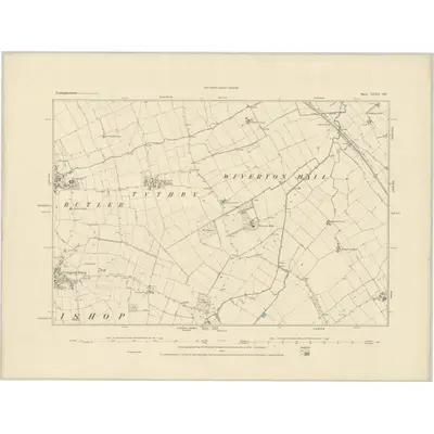 1883 Map of Nottinghamshire XLIII.SE