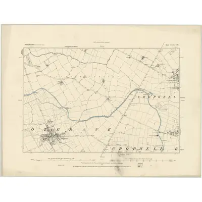 1883 Map of Nottinghamshire XLIII.SW