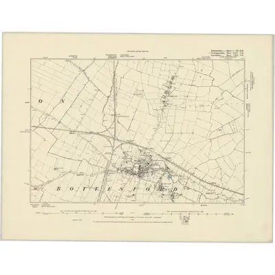 1883 Map of Nottinghamshire XLIV.NE