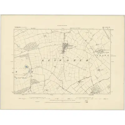 1883 Map of Nottinghamshire XLVI.SE