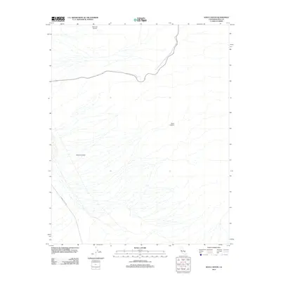 2012 Map of Nova Canyon, 2012 Print