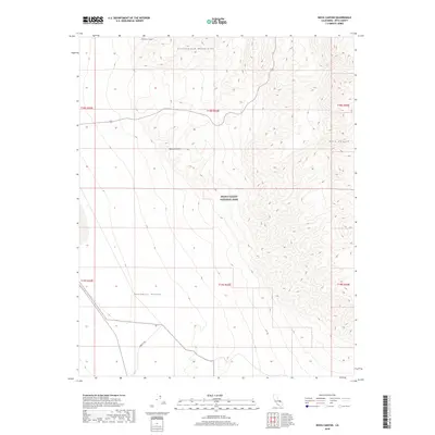 2018 Map of Nova Canyon, 2018 Print