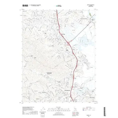 2018 Map of Novato, 2018 Print