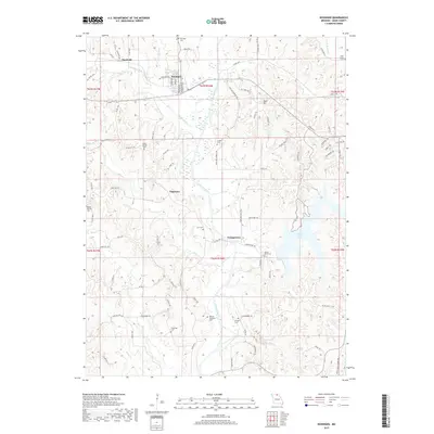 2017 Map of Novinger, 2017 Print