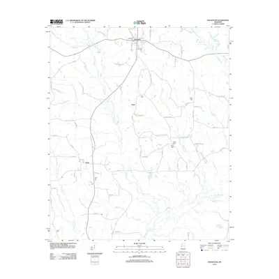2012 Map of Noxapater, 2012 Print