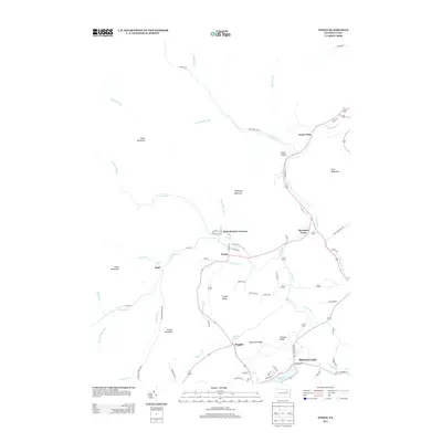 2013 Map of Noxen, 2013 Print
