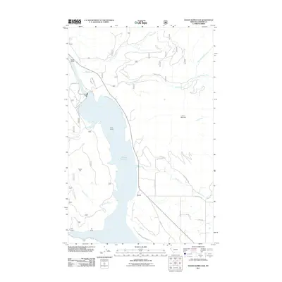 2011 Map of Noxon Rapids Dam, 2011 Print