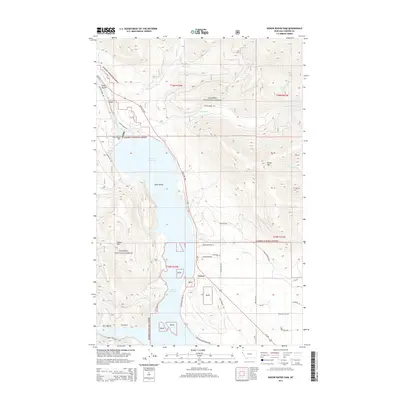 2014 Map of Noxon Rapids Dam, 2014 Print