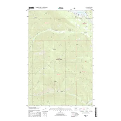 2017 Map of Noxon, 2017 Print