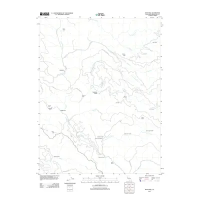 2012 Map of Noyo Hill, 2012 Print