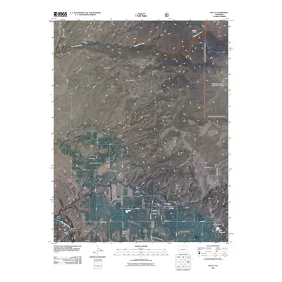 2011 Map of Nucla, 2011 Print
