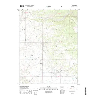 2019 Map of Nucla, 2019 Print