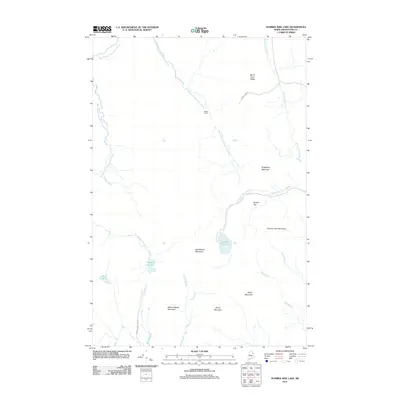2011 Map of Number Nine Lake, 2011 Print