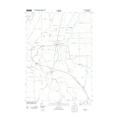 2013 Map of Nunda, 2013 Print
