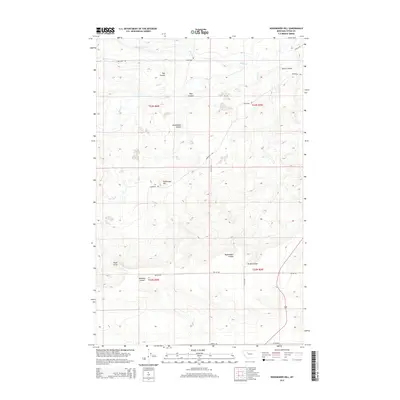 2014 Map of Nunemaker Hill, 2014 Print