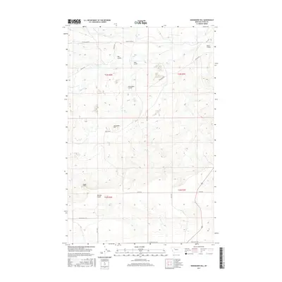 2017 Map of Nunemaker Hill, 2017 Print