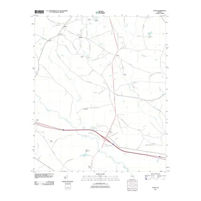 2011 Map of Nunez, 2011 Print