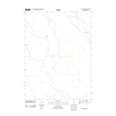 2011 Map of Nut Mountain, 2011 Print