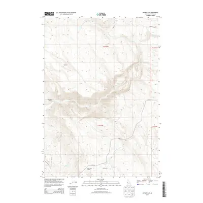 2013 Map of Nutmeg Flat, 2013 Print