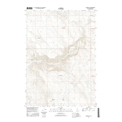 2017 Map of Nutmeg Flat, 2017 Print