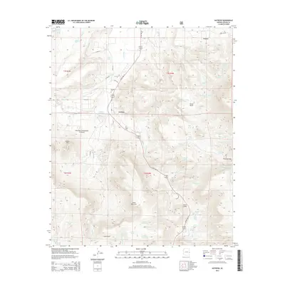 2014 Map of Nutrioso, 2014 Print